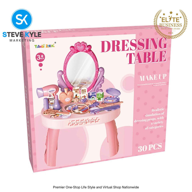 Pretend Simulation Dressing Table for Kids Early Leaning Best Gift Toy for Children