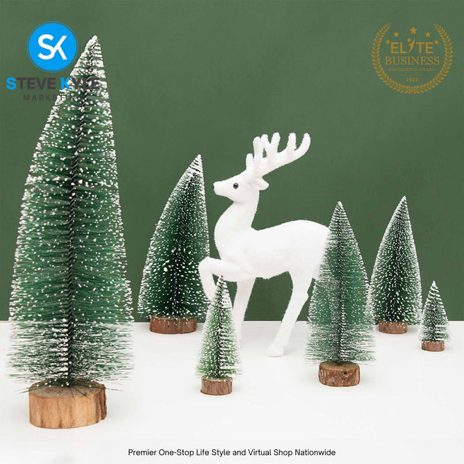 Mini Christmas Tree Tabletop Decorations Tree With LED Light Artificial Cedar Pine for Holiday