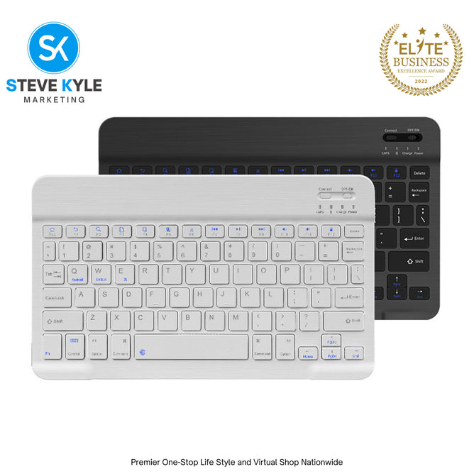 Mini Wireless Bluetooth Keyboard with Mouse and Phone Stand  For Tablet Universal For Apple/Android/Windows