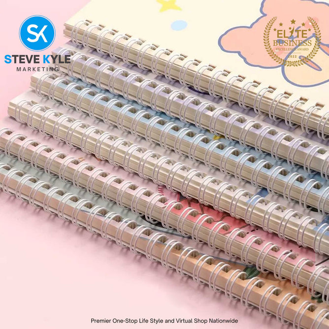 4Pcs A5 Oil Painting Notepad for Women Blank Sketchpad Blank Sketch Pad Spiral Notepad