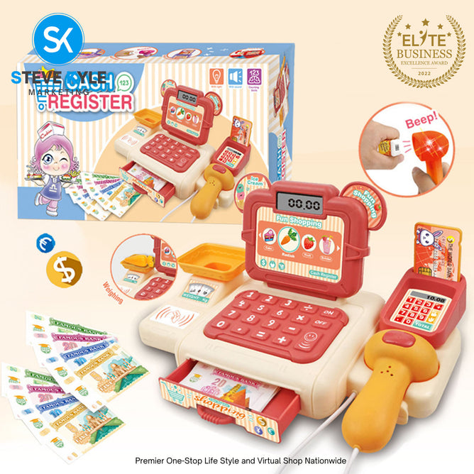 Mini Cash Register Educational Toys That Simulate Supermarket Cash Register Best Gift