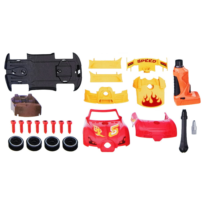 2in1 Model Play Set Car Included Tools Modify your Ride Best Gift Toys for Kids