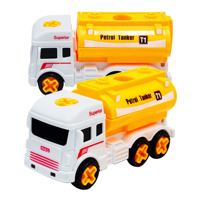 Trucks Toy Vehicles Friction Cars Toys for Toddlers Boys DIY Assembly Toy Best Gift Toy