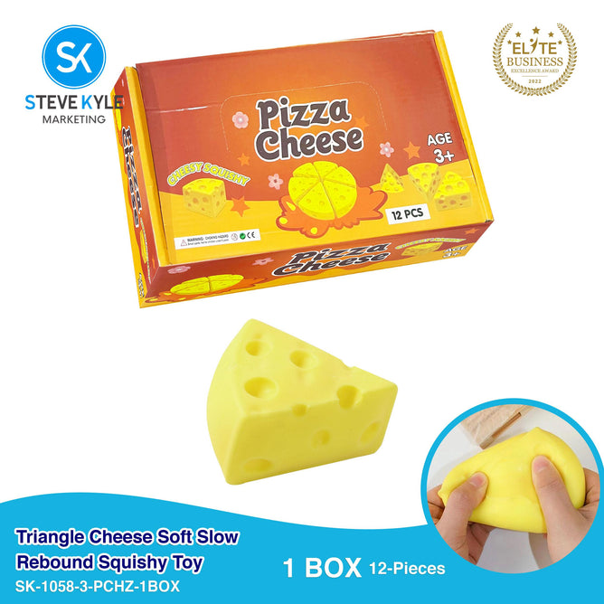 Steve Kyle Realistic Chocolate Gold Bar Pizza Cheese Squishy Toy Soft Slow Rebound Fidget Squeeze Toy