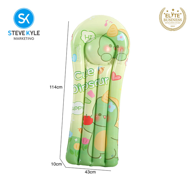 Steve Kyle Inflatable Floating Beds With Cartoon Character Design For Swimming Pool Mattresses