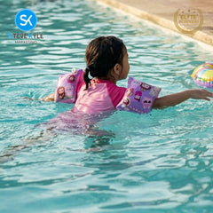 Steve Kyle Inflatable Arm Band Lovable Characters Print 26cm Floaties For Swimming Outdoor Fun
