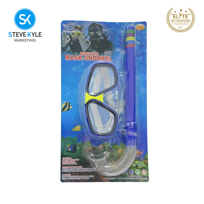 Steve Kyle Outdoor Water Sport Snorkel Tube Diving Mask Set Anti-Fog Eye Protection Swimming Goggles