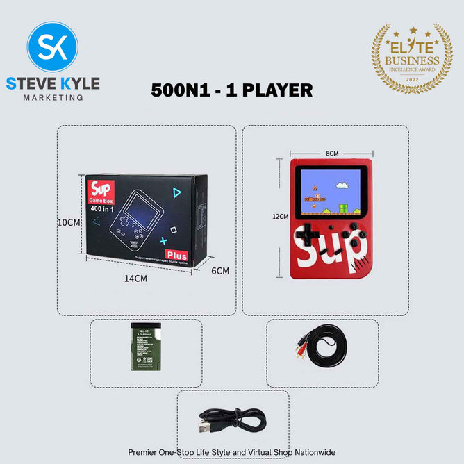Retro Video Handheld  Game Built In 520/500/400 Games Integrated Machine For Kids Gift