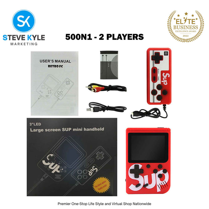 Retro Video Handheld  Game Built In 520/500/400 Games Integrated Machine For Kids Gift