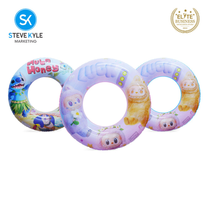 Steve Kyle Inflatable Swim Ring Lovable Characters For Outdoor Water Fun