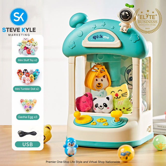 Super Large Claw Machine Rechargeable Electronic Music Doll Machine Best Gift