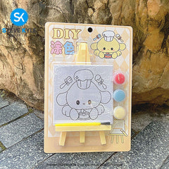DIY Creative Children's Paint Drawing Board Children's Watercolor Coloring w/Stand