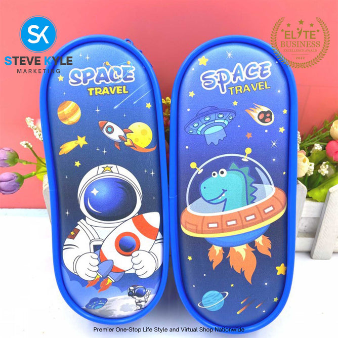Cartoon Design Large Capacity Pencil Case Stationary Multifunctional for Kids