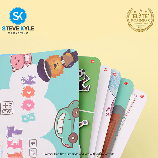 Activity Binder Quiet Book Preschool Montessori Toys for kids Autism Sensory Educational Busy Book