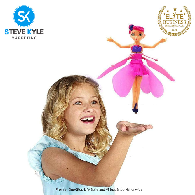 Magic Flying FairyPrincess Doll USBRechargeable Gesture Sensing Mini Flying Toy