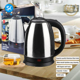 2L Capacity Fast Boiling Electric Kettle Stainless Steel Easy & Convenient Water Heater