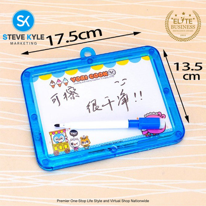 Writing Board Whiteboard with Marker and Eraser for Kids Stationery Set