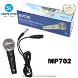 Universal MP701 & MP702 3 Meters Black Wired Professional Dynamic Microphone High Quality