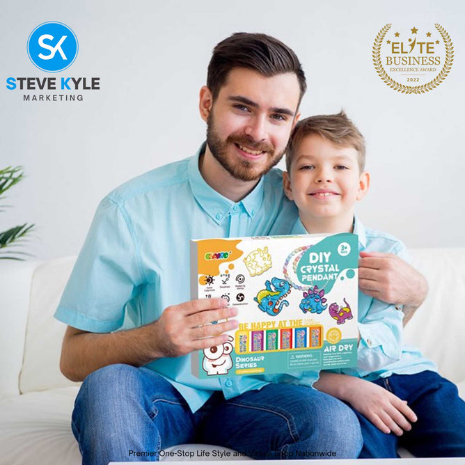 Children's Puzzle Handmade DIY Crystal Glue Painted Non Baked Graffiti Colored Glue Toys
