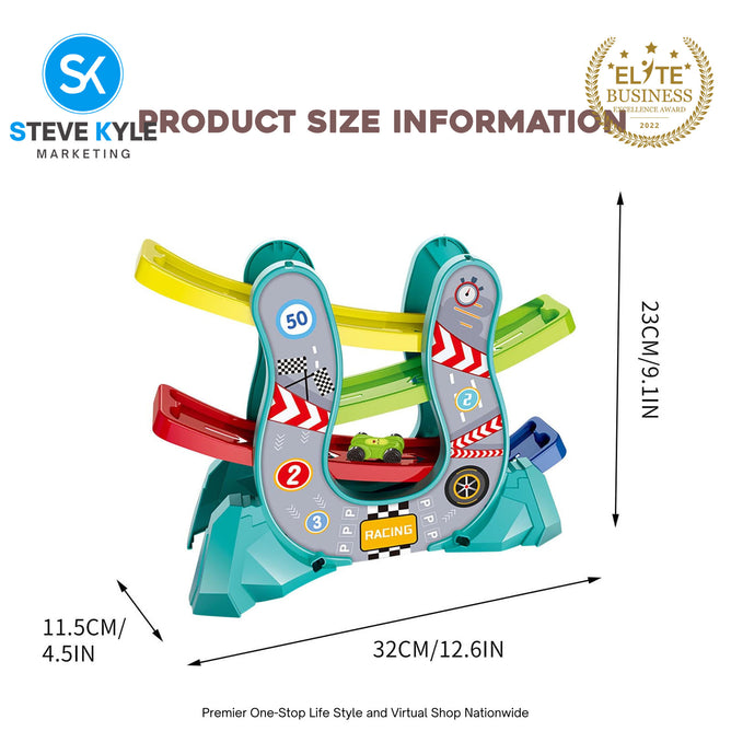 Multilayer Racing Cars Ramp Racer Track With Gliders Little Car For Children Gift