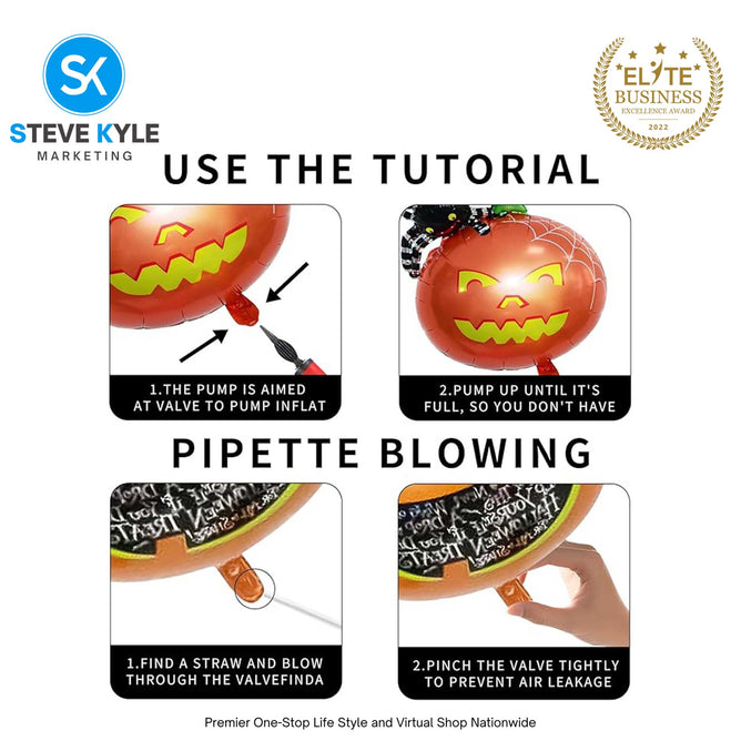 Ballloons Foils for Halloween Birthday Decorations Different Theme for Kids