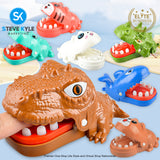 Funny Biting Finger Dinosaur Teeth Toy Adventure Games Party Family