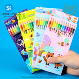 12Colors Wooden Colored Pencil Kid School Drawing Stationery Supplies