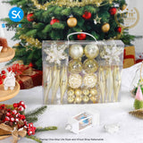 40PCS Christmas Balls Ornaments for Christmas Tree Decorations Hanging Ball Party Decoration