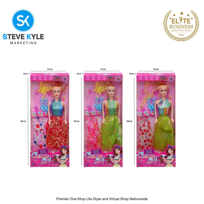 (1 BOX) Random Beauty Fashion Doll Charm Girl - Best Gift Toys for Kids Toddler