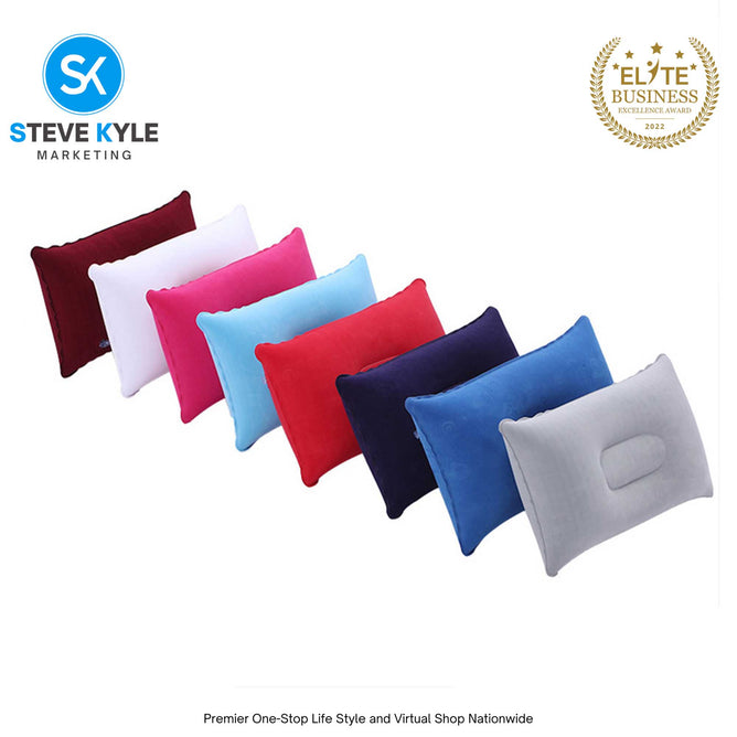 Portable Inflatable Square Pillow For Outdoor Travel Camping Portable Air Pillow