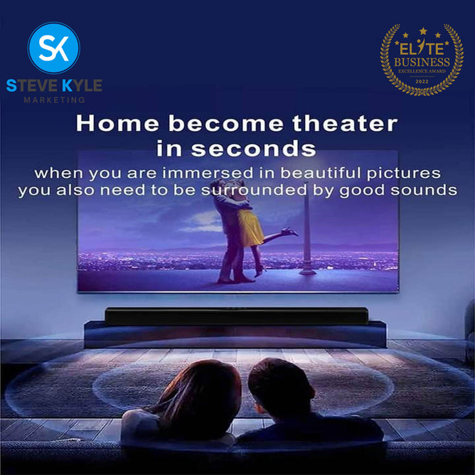 Marshelly BT TV Echo wall Speaker Soundbar Bluetooth Wireless Connection