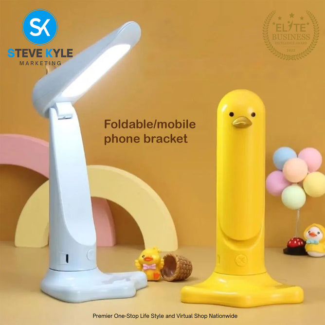 Portable Folding Lamp Night Light Gift Table Lamp Duck Design Reachargeable USB