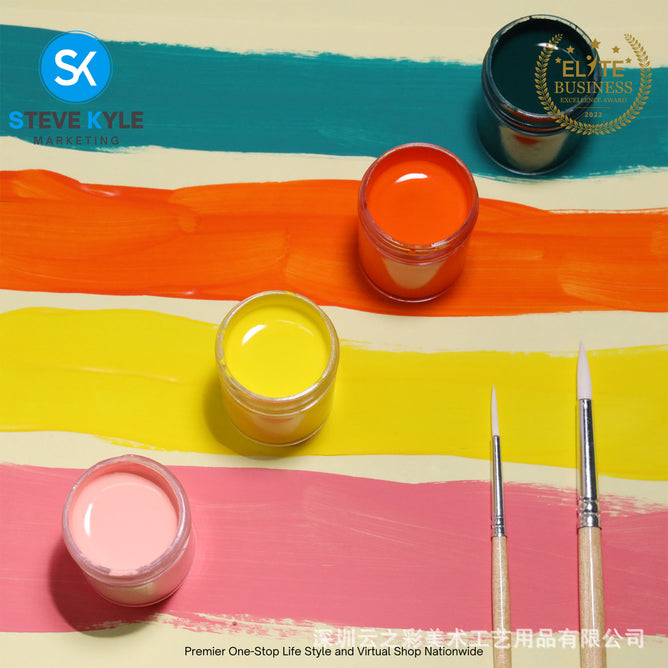 Acrylic Paint Colour Kids DIY Poster Colours Pigment Art Supplies