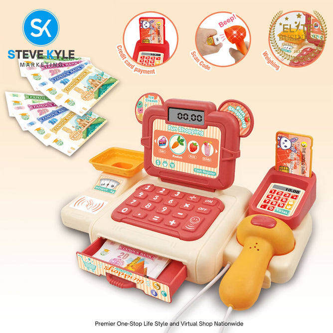 Mini Cash Register Educational Toys That Simulate Supermarket Cash Register Best Gift