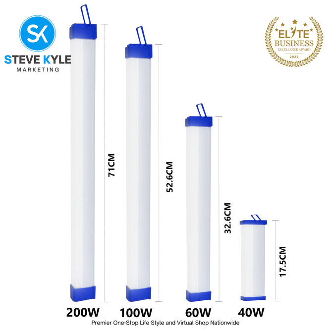 Solar Emergency Light USB Rechargeable Magnetic Emergency LED Light Lamp Outdoor Portable