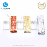 5M/Christmas Ribbon Fairy Lights Decor Christmas Lace Ribbon Bows With LED For Christmas Tree