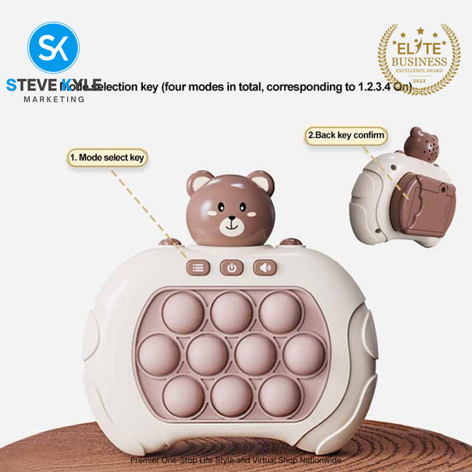 Electric Quick Push Game Machine Finger Movement Brain Game Children Toys Best Gift