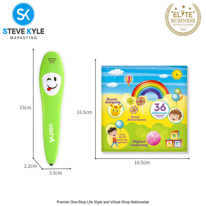 Y-PEN Intelligent Speaking Learning Pen for Kids (Battery-operated)