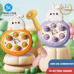 Interactive Plastic Toy Animal Knocking Game Hammering Game Baby Whack-a-mole Toy