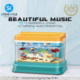 Kids Aquarium Fish Tank - Small Aquarium Toys  Fishing Toys with Music and Lighting Best Gift Toys