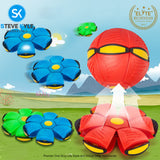 Magic UFO Flying Ball Throw Disc Ball with LED Light For Outdoor Kid's Sports Ball