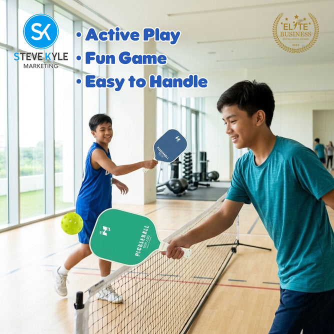 Steve Kyle Pickleball Paddle and Ball Game Set for Outdoor Sports Training Toy