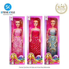 (1 BOX) Random Happy Barbie Girl Lovely Doll Best Gift Toy for Kids