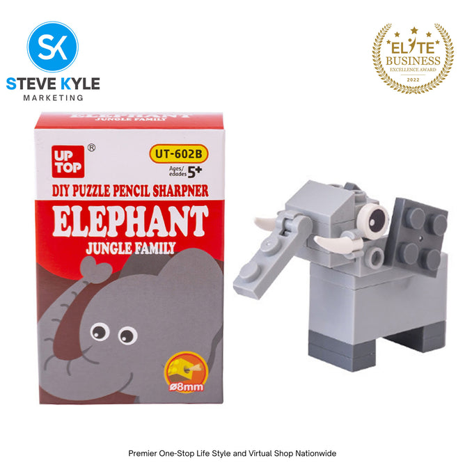 DIY Creative Building Blocks Pencil Sharpener Stationery Kindergarten Kids Puzzle Toy