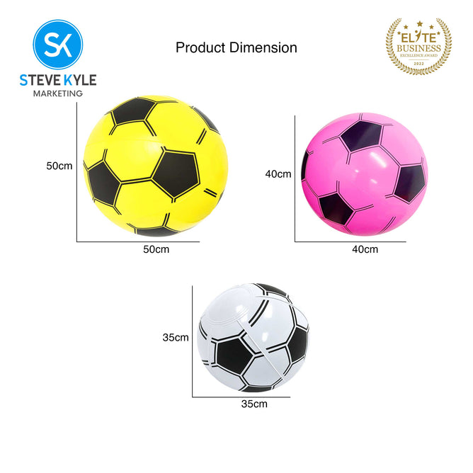 Steve Kyle Sports-Themed Inflatable Beach Ball For Water Games Outdoor Play