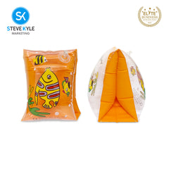 Steve Kyle Transparent Inflatable Arm Band Little Reef Fish Floaties For Swimming Outdoor Fun