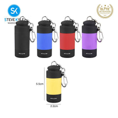 Steve Kyle Waterproof Rechargeable Portable Emergency Flashlight Mini Flashlight for Outdoor Camping and Travel Use