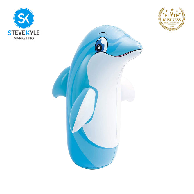 Steve Kyle Inflatable Animal Design Boxer Tumbler Punching Bag Indoor Outdoor Stress Relief Toys