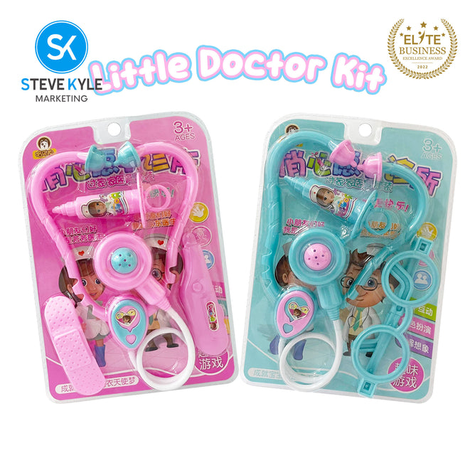 Steve Kyle Doctor Nurse Medical Play Set for Kids with Stethoscope Syringe Eye Glass Toys