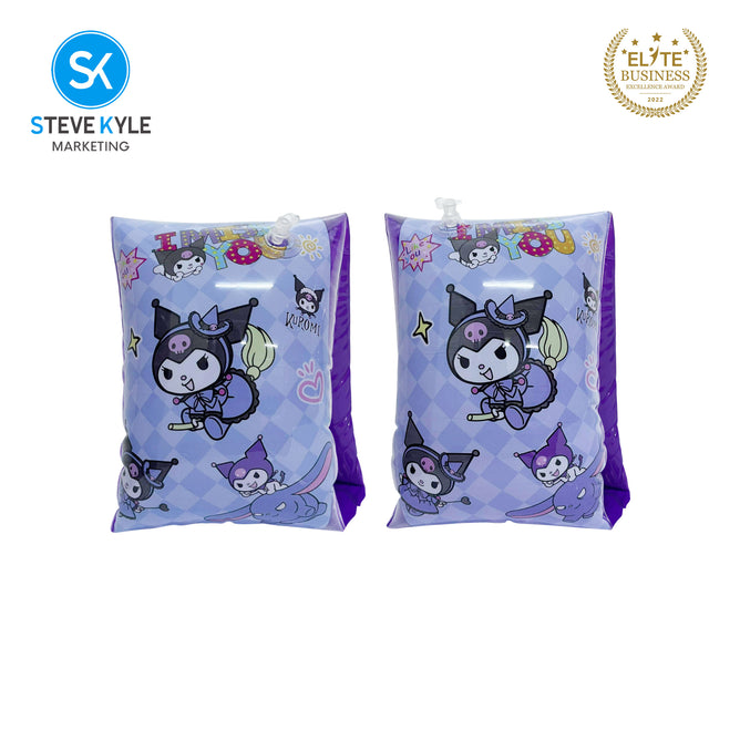 Steve Kyle Inflatable Arm Band Lovable Characters Print 26cm Floaties For Swimming Outdoor Fun